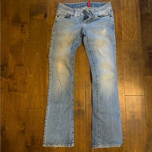 GUESS Jeans Daredevil Boot Cut Size 26 Stretch